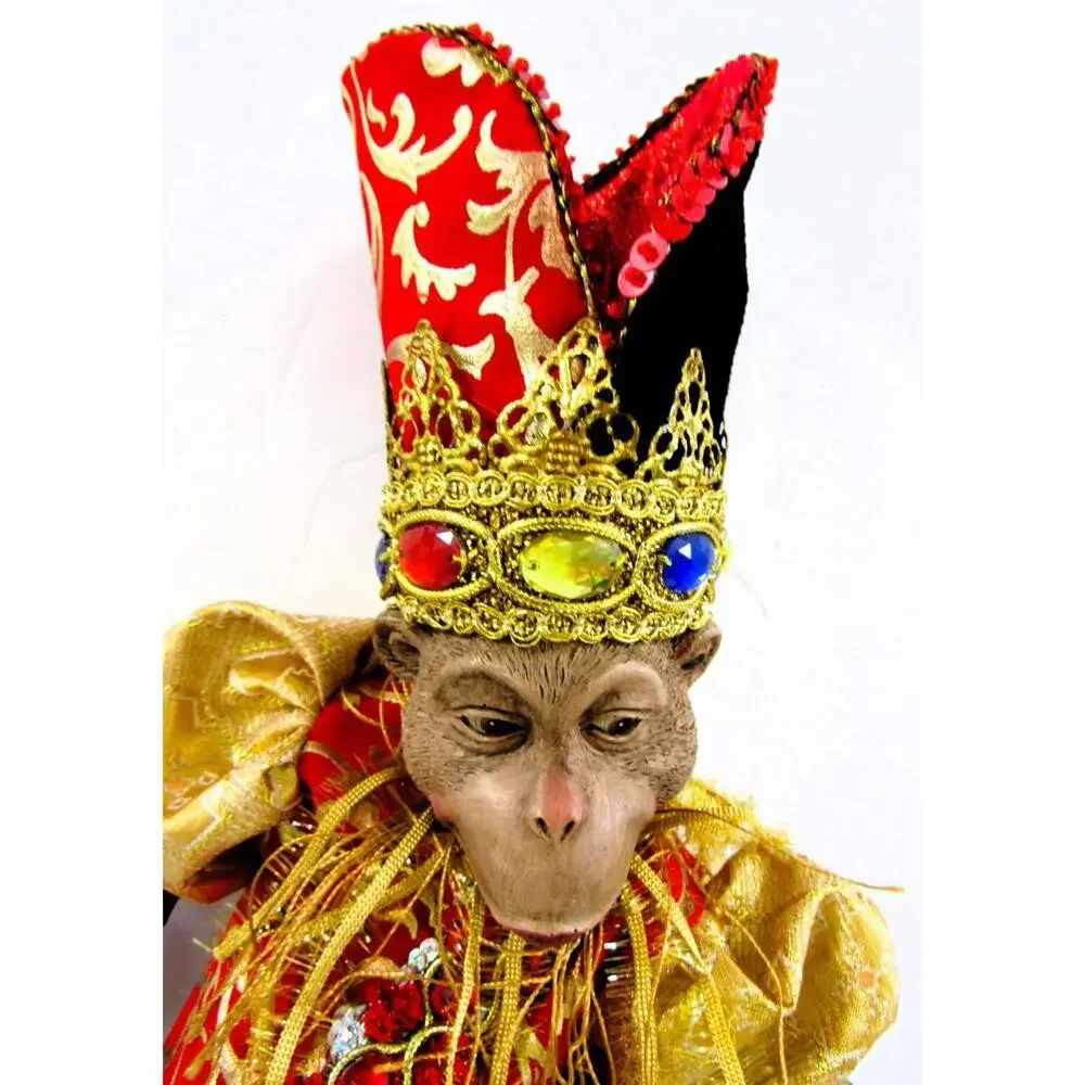 Mark Roberts Production Monkey Papal Pope Doll Shelf Sitter - Picture 2 of 15